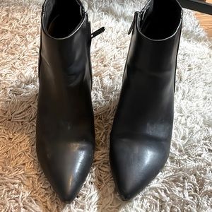 Sam Edelman Black leather booties